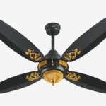 Havel Model | AC/DC Ceiling Fan - Black Golden