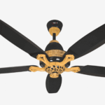 Elite Model | AC/DC Ceiling Fan - Black Light Wood